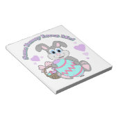 Bloc-note Un Lapin M'Aime ! Lapin de Pâques (Incliné)