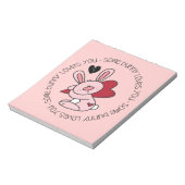 Bloc-note Un Lapin T'Aime (Tourné)