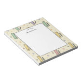 Bloc-note Un mot de la part du cahier de modèles de règle de (Incliné)