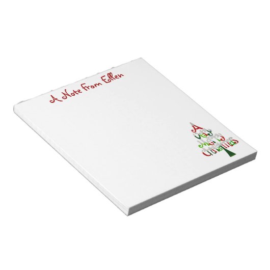 Bloc-note Un Noël très joyeux (Incliné)
