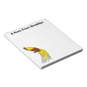 Bloc-note Un petit oiseau de paradis (Incliné)