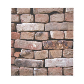 Bloc-note Un regard plus proche sur un mur en brique