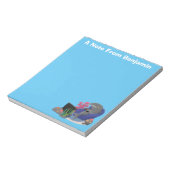 Bloc-note Un requin drôle en regardant la bande dessinée de  (Tourné)