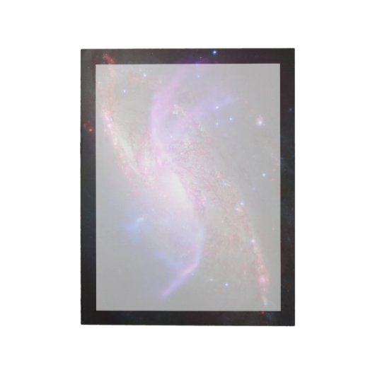 Bloc-note Un Spectacle De Lumière Galactique En Galaxie Spir (Tourné)