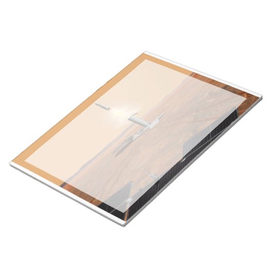 Bloc-note Un Véhicule Ascent Quittant Mars. 2 (Incliné)