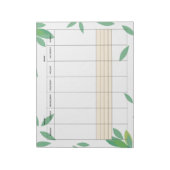 Bloc-note Undated Minimal Weekly Planner Notepad (Tourné)