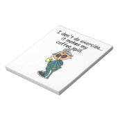 Bloc-note Une Autre Raison De Ne Pas Exercer (Tourné)