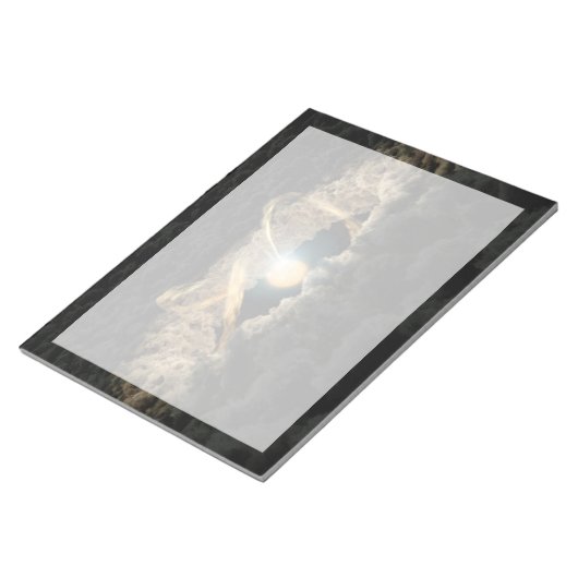 Bloc-note Une Étoile Entourée D'Un Disque Protoplanétaire (Incliné)