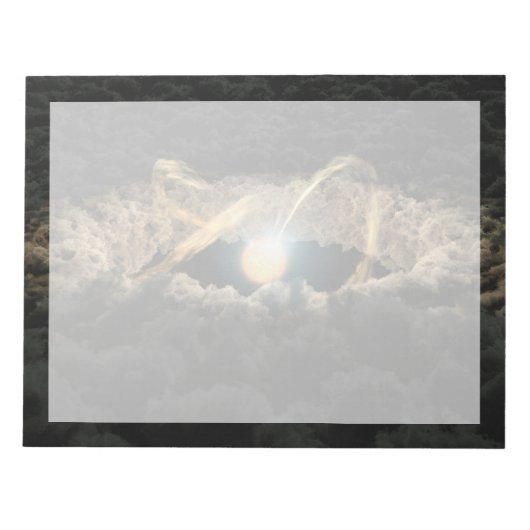 Bloc-note Une Étoile Entourée D'Un Disque Protoplanétaire (Devant)