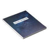 Bloc-note Une galaxie d'étoiles dans la nuit mignonne (Incliné)