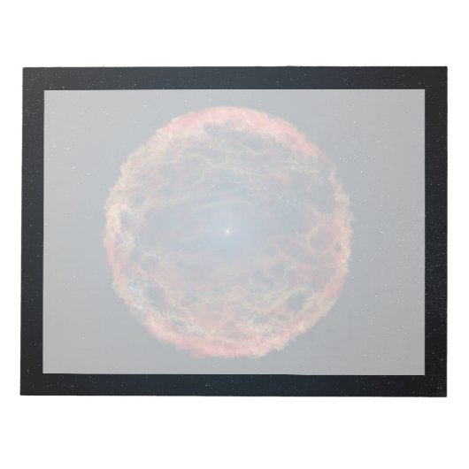 Bloc-note Une Impression Artiste De Supernova 1993j. (Devant)