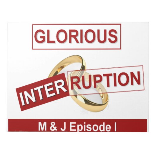 Bloc-note Une interruption glorieuse : un début doré (Devant)