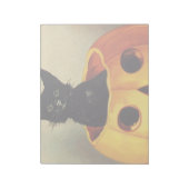 Bloc-note Une joyeuse Halloween par Ellen Clapsaddle, Chat V (Tourné)