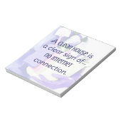 Bloc-note Une maison propre est un signe clair de... pas d'I (Tourné)