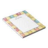 Bloc-note Une note de Cahier de modèles de livre de professe (Incliné)
