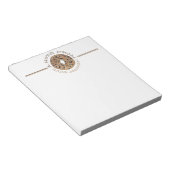 Bloc-note Une note de Tout Personnalisé Bagel Cuisine (Incliné)