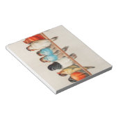 Bloc-note Une perche d'oiseaux, 1880 par Hector Giacomelli (Incliné)