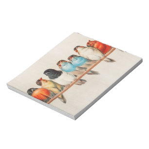 Bloc-note Une perche d'oiseaux, 1880 par Hector Giacomelli