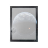 Bloc-note Une Planète Comme La Terre Avec Des Océans Qui Rev (Tourné)