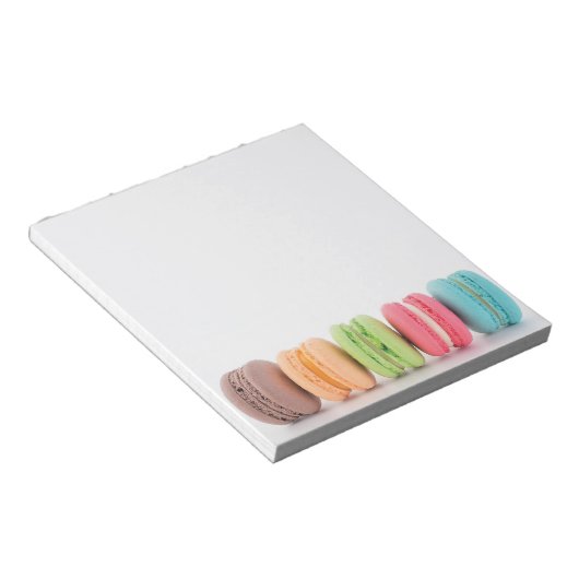 Bloc-note Une quintette de Macarons (Incliné)
