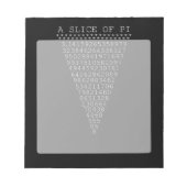 Bloc-note Une tranche de typographie de Pi (Devant)