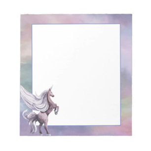 Bloc-note Unicorn magique Aquarelle couleur Imaginaire pas