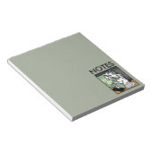 BLOC-NOTE UNICORN RECEPTIONNISTE CLAIR ET AMUSANT NOTEPAD (Incliné)