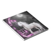 Bloc-note Unicorne magique rose (Incliné)