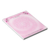 Bloc-note Unicorne rose mignonne (Incliné)