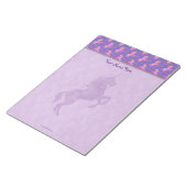 Bloc-note Unicornes roses (Incliné)