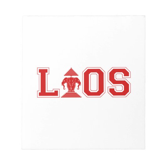 BLOC-NOTE UNIVERSITÉ DE LAOS (Devant)