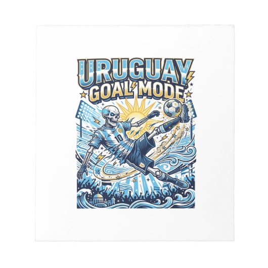 Bloc-note Uruguay Mode Goal Skeleton Nations Striker Dynamiq (Devant)