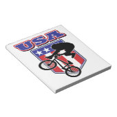 Bloc-note USA BMX Biker (Incliné)