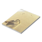 Bloc-note USA, Hawaii, Maui, Makena Beach, Empreinte et (Tourné)