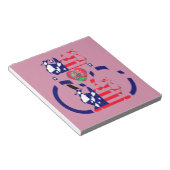 Bloc-note USA Hope Beau drapeau national Extraordinaire Desi (Incliné)