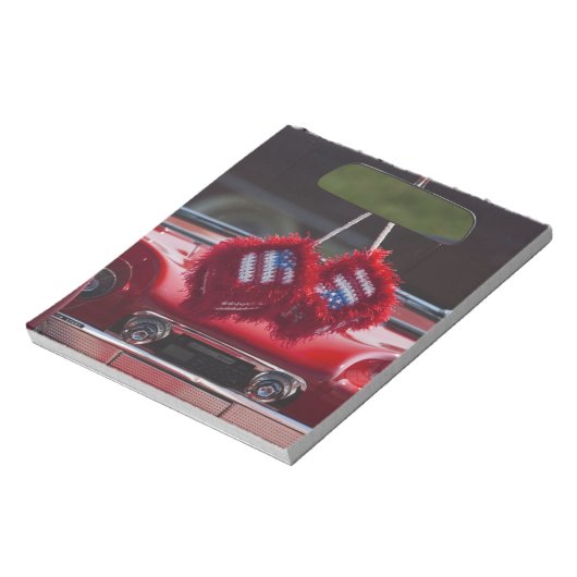 Bloc-note USA, Massachusetts, Gloucester. Dés flous avec (Tourné)