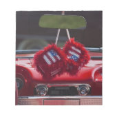 Bloc-note USA, Massachusetts, Gloucester. Dés flous avec (Devant)