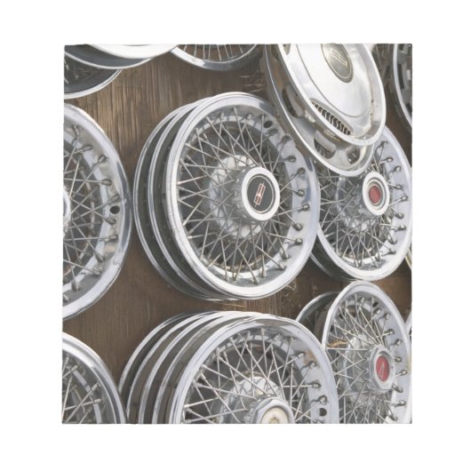 Bloc-note USA, Nouveau Mexique, Prewitt : Auto Hubcaps / Rt. (Devant)