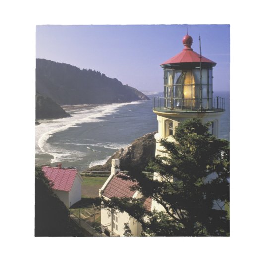 Bloc-note USA, Oregon, Florence. Phare de Heceta Head (Devant)