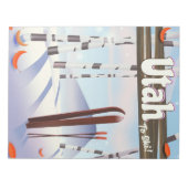 Bloc-note Utah pour skier ! (Devant)