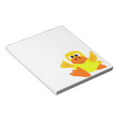 Bloc-note UU - Drôle Canard Bigfoot Art Cartoon (Incliné)