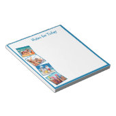 Bloc-note Vacances amusantes en famille 4 Photos Notes pour  (Incliné)