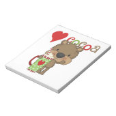 Bloc-note Vacances d'amour de cacao d'ours (Tourné)