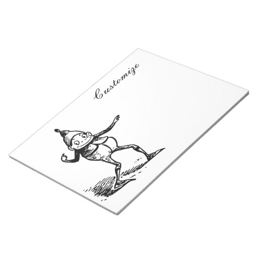 Bloc-note Vacances d'hiver Elf Gnome Thunder_Cove (Incliné)