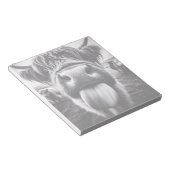 Bloc-note Vache drôle noir et blanc (Incliné)