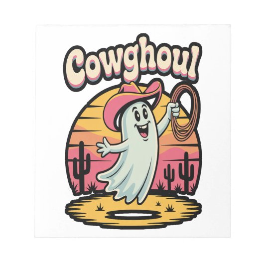 Bloc-note Vache goule Halloween effrayant (Devant)