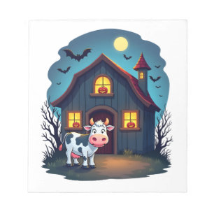 Bloc-note Vache & Grange hantée