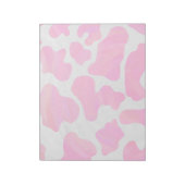 Bloc-note Vache rose et blanc chaud (Tourné)