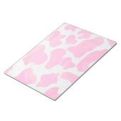 Bloc-note Vache rose et blanc chaud (Incliné)