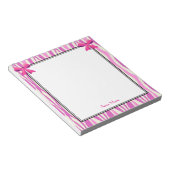 Bloc-note Vaches roses avec Motif Zebra rose (Incliné)